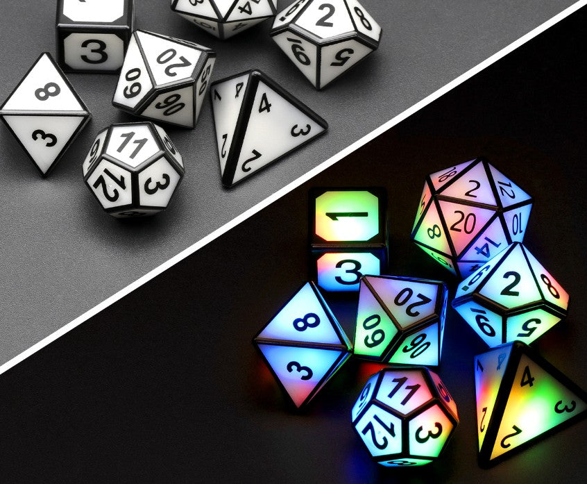 Charging Luminous Dice Chip LED – Fun LED Dice for Board & Card Games