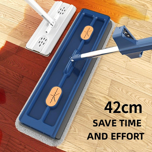 New Style Large 360° Rotating Flat Mop – Strong Water Absorption for Home Cleaning