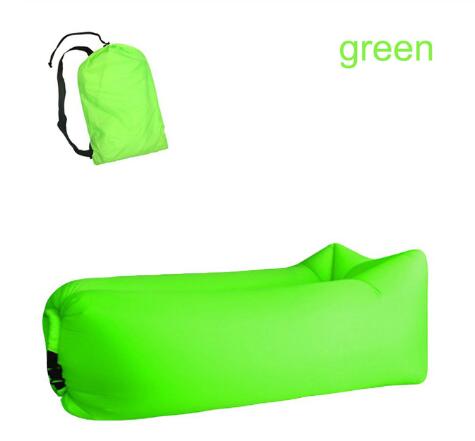 Fast Inflatable Air Lounger Sofa – Portable Laybag Beach Chair, Camping Air Couch No Pump Needed