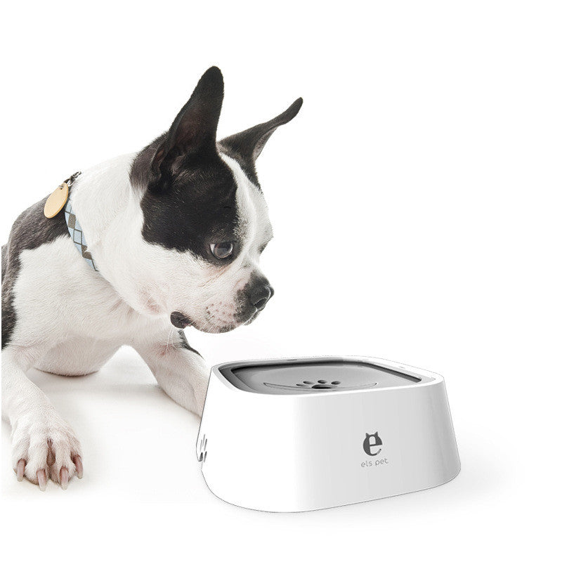 1.5L Pet Water Bowl – Slow Water Feeder & Anti-Overflow Cat & Dog Fountain