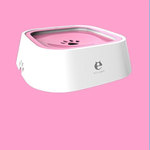 1.5L Pet Water Bowl – Slow Water Feeder & Anti-Overflow Cat & Dog Fountain