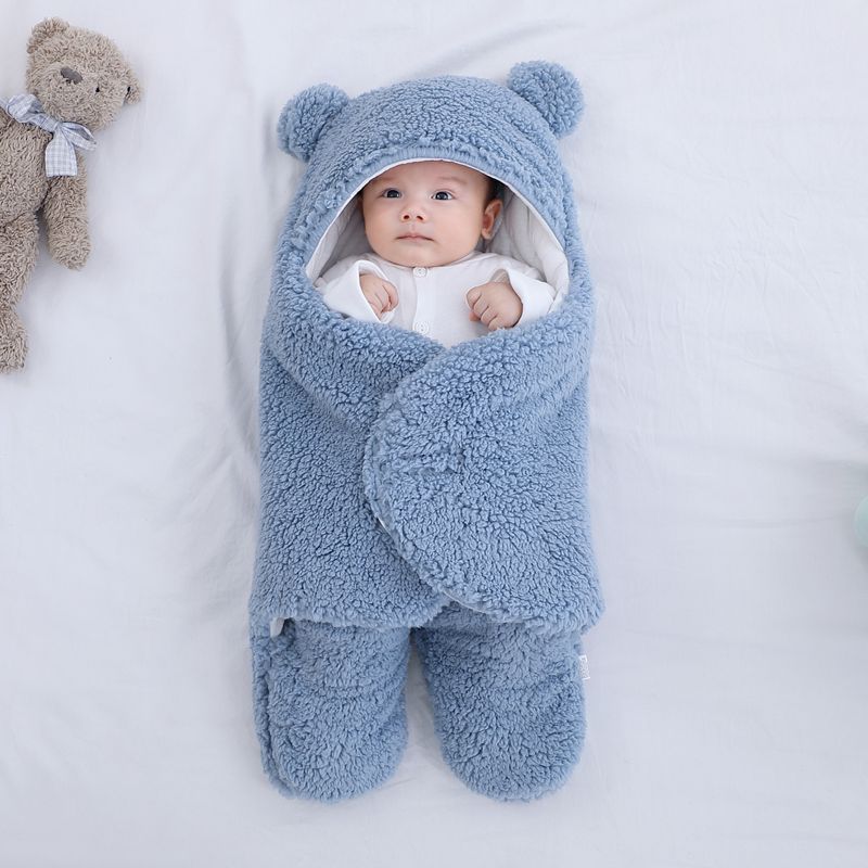 Baby Quilted Sleeping Bag Wrapper – Soft Cotton Swaddle