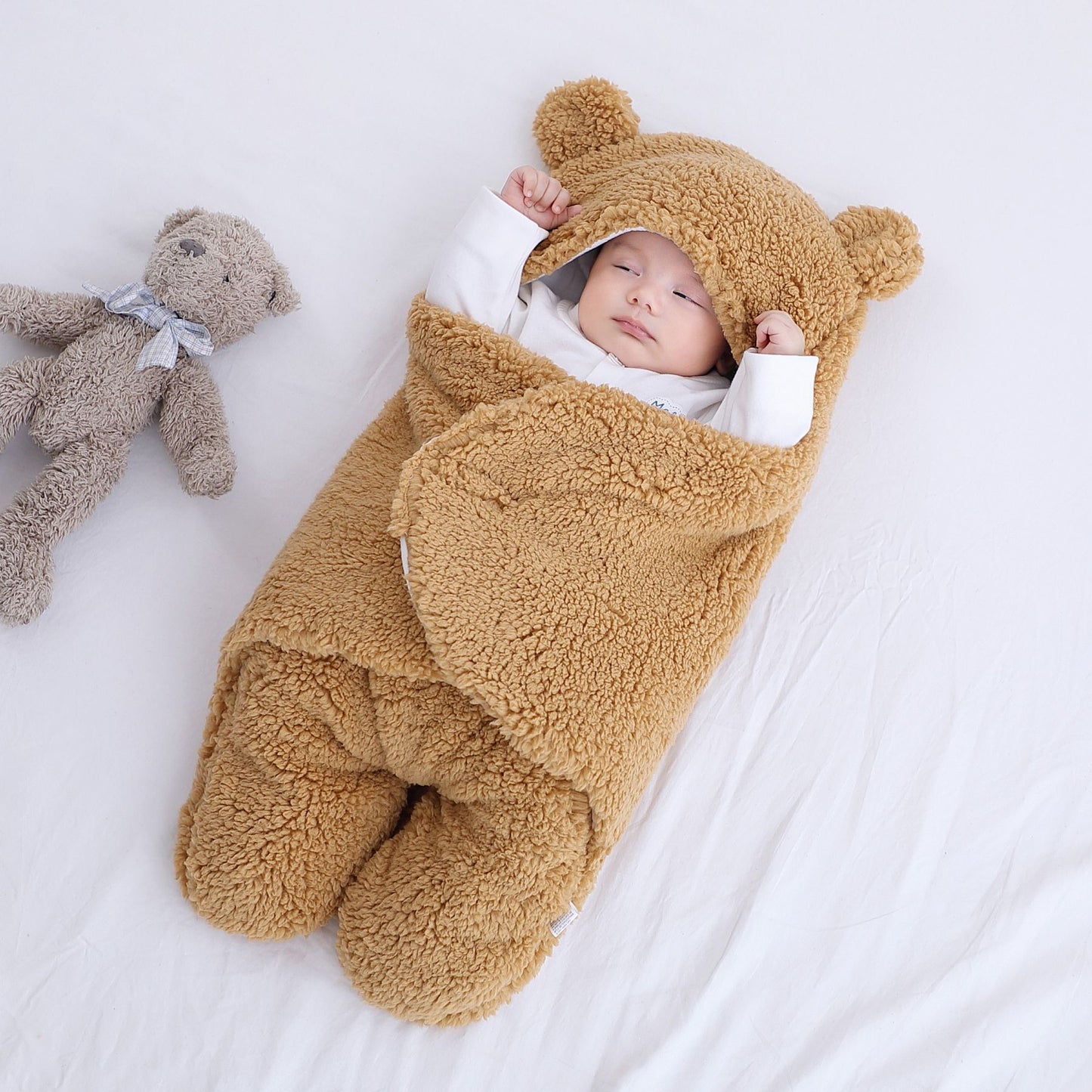Baby Quilted Sleeping Bag Wrapper – Soft Cotton Swaddle