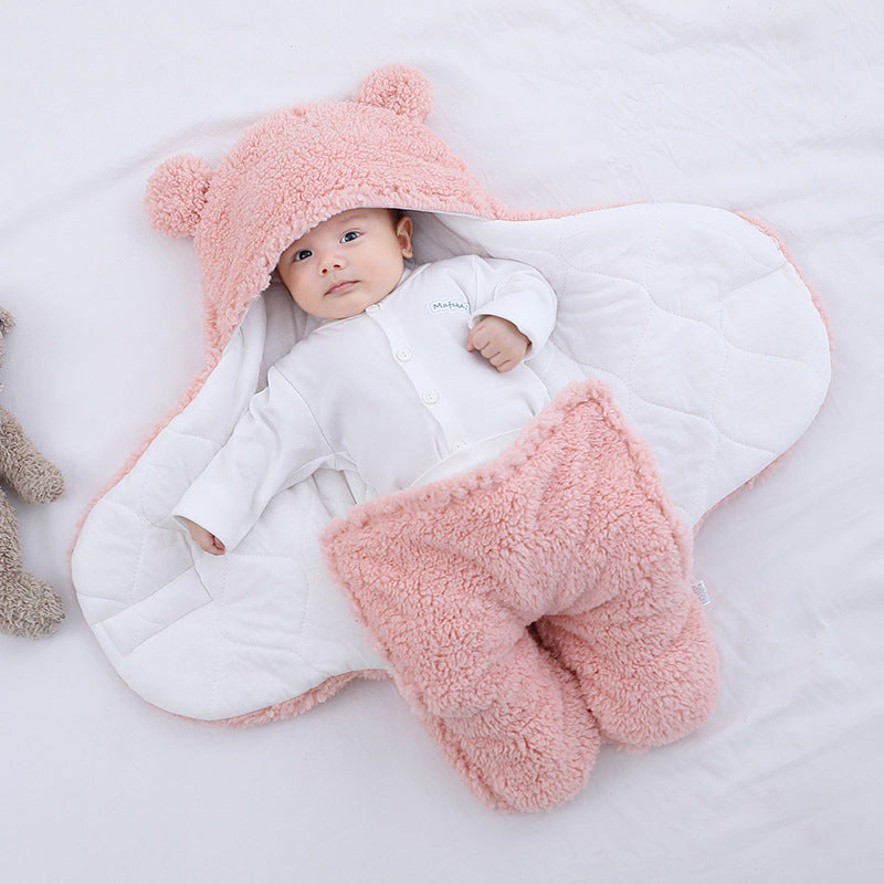 Baby Quilted Sleeping Bag Wrapper – Soft Cotton Swaddle