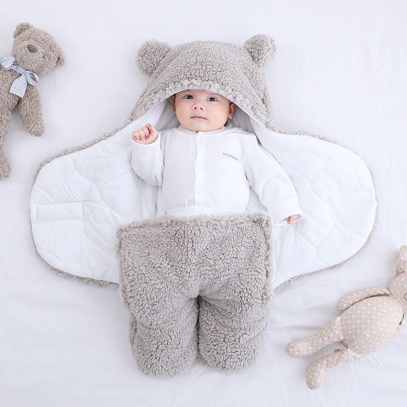 Baby Quilted Sleeping Bag Wrapper – Soft Cotton Swaddle