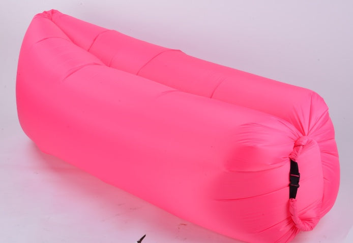 Fast Inflatable Air Lounger Sofa – Portable Laybag Beach Chair, Camping Air Couch No Pump Needed