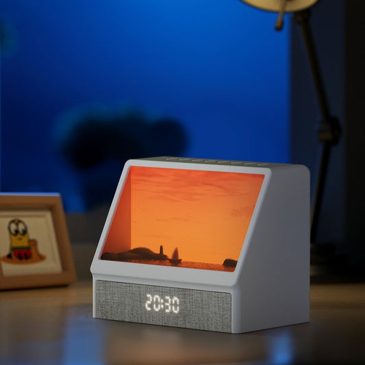 Sunrise Wake-Up Light Alarm Clock – 10 Light Modes, Ambient Night Lamp, Sleep Aid & Smart Alarm