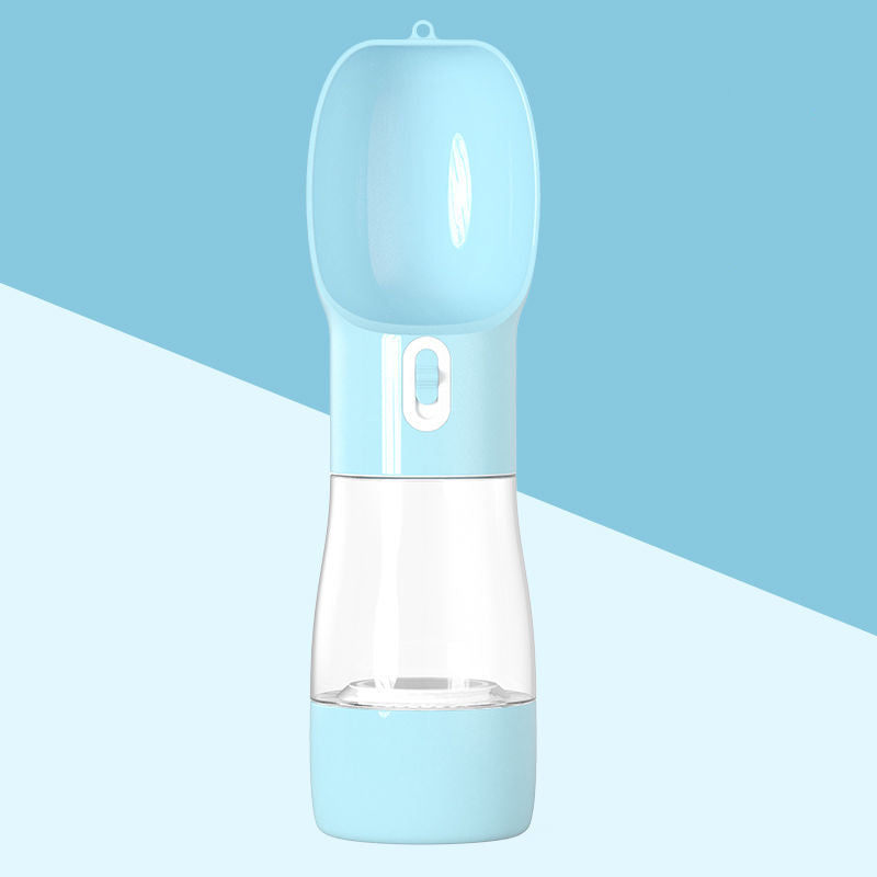 2-in-1 Travel Pet Water Dispenser for Dogs & Cats