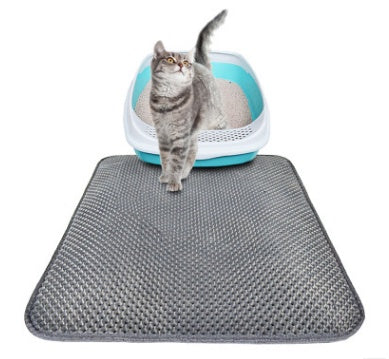 Honeycomb Cat Litter Mat – Waterproof Double Layer Cat Litter Trapping Pad