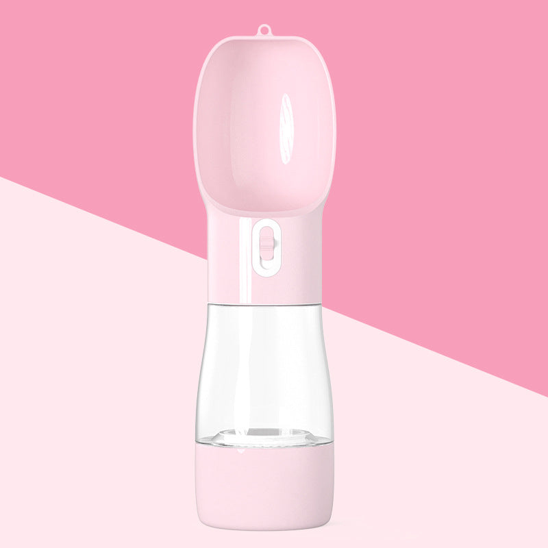2-in-1 Travel Pet Water Dispenser for Dogs & Cats