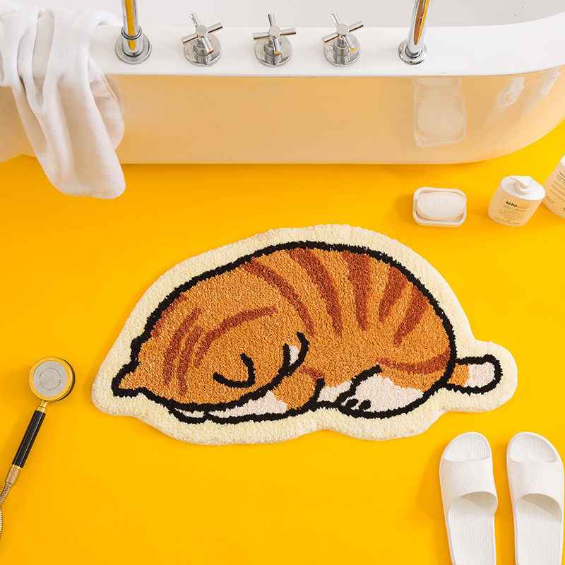 Household Cute Cartoon Absorbent Non-slip Mat