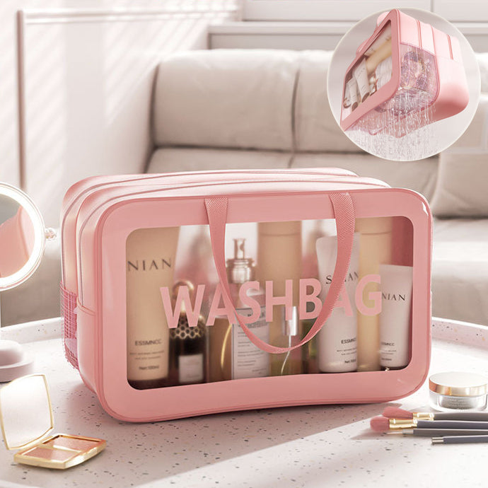 Large Capacity Dry & Wet Separation Makeup Bag – Portable Travel Organizer