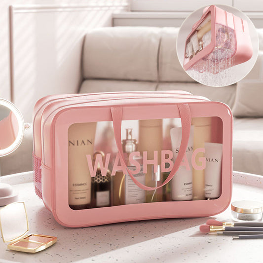 Large Capacity Dry & Wet Separation Makeup Bag – Portable Travel Organizer