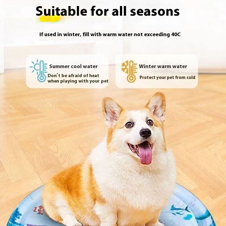 Summer Cooling Water Mat for Pets – Dog & Cat Cooling Bed