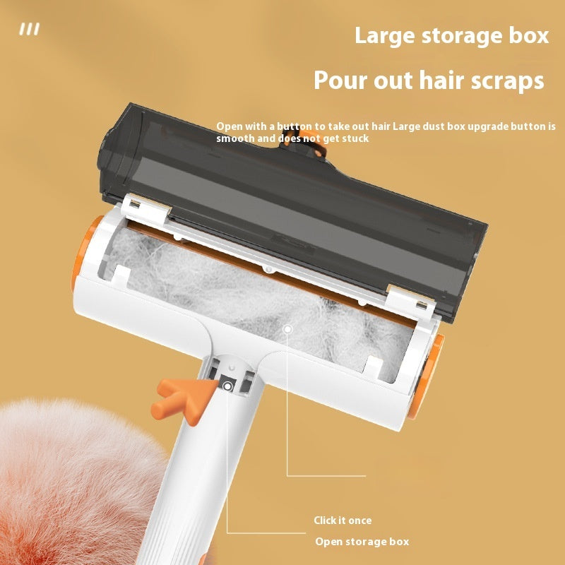 2-in-1 Pet Hair Removal Roller – Multifunctional Washable Brush for Clothes & Furniture