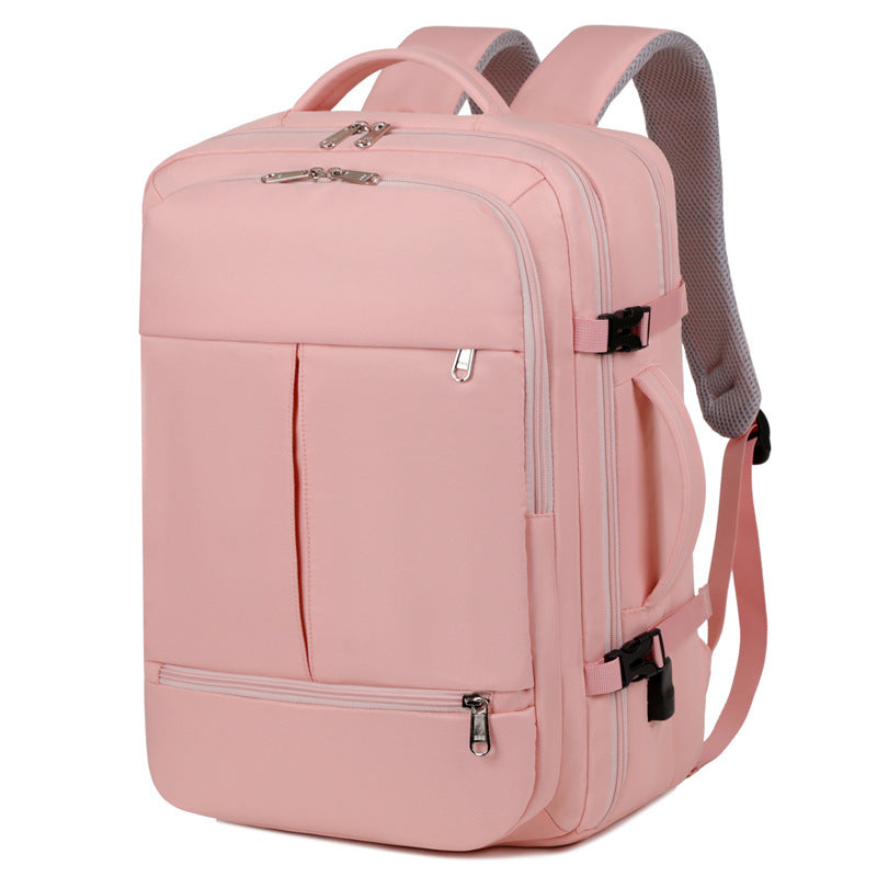 Large Capacity Waterproof Laptop Backpack – Business & Travel Bag for Men & Women