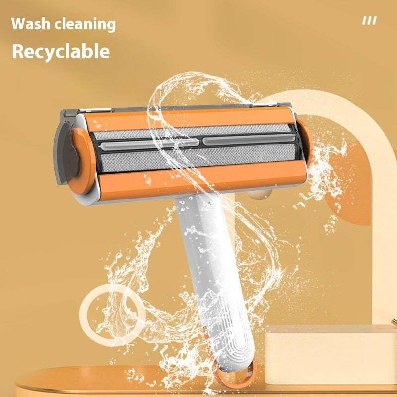 2-in-1 Pet Hair Removal Roller – Multifunctional Washable Brush for Clothes & Furniture