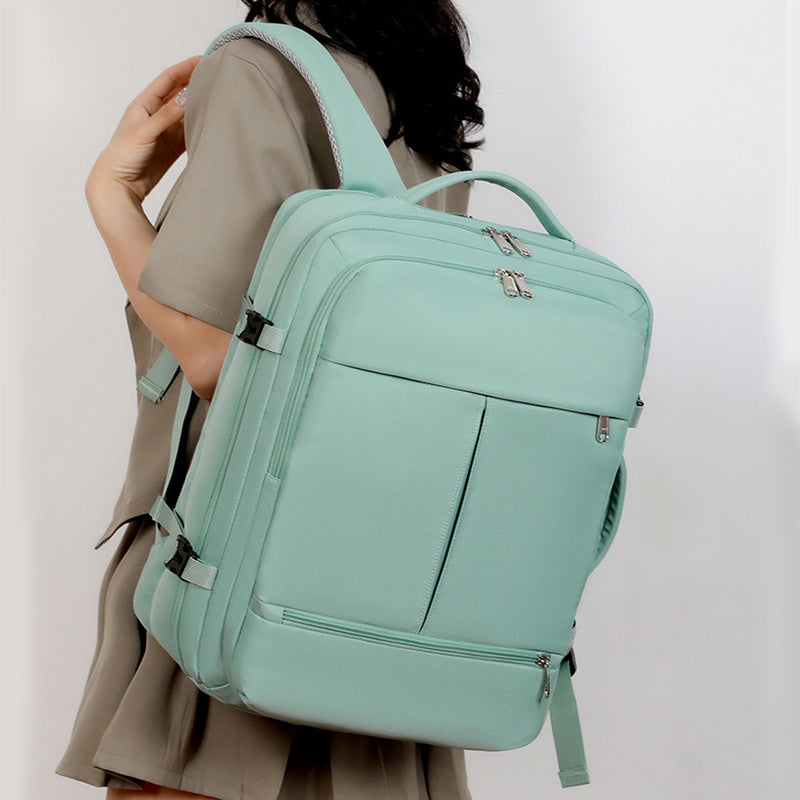Large Capacity Waterproof Laptop Backpack – Business & Travel Bag for Men & Women