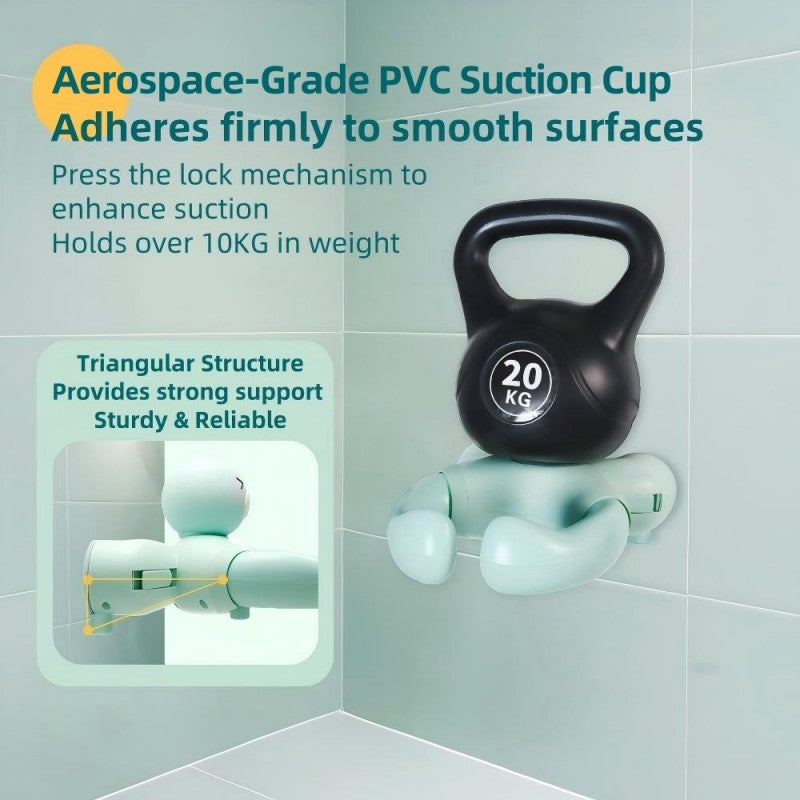 MiniJones Baby Bath Stand – Suction Cup Wall-Mounted Shower Holder