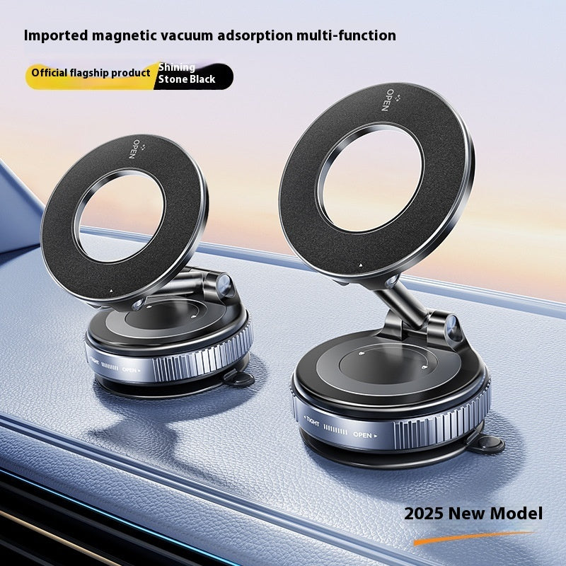 Magnetic Phone Holder with Vacuum Suction