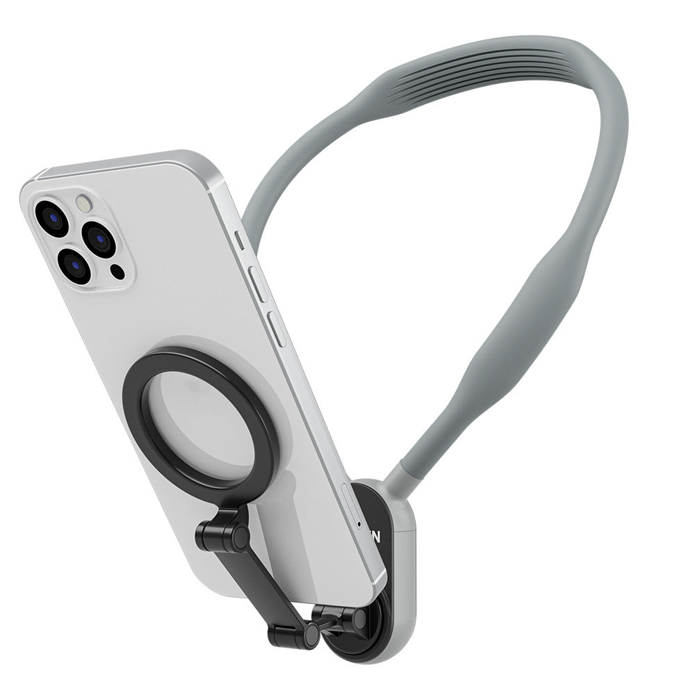 Silicone Magnetic Phone Neck Mount – Quick Release Holder for Magsafe Phones