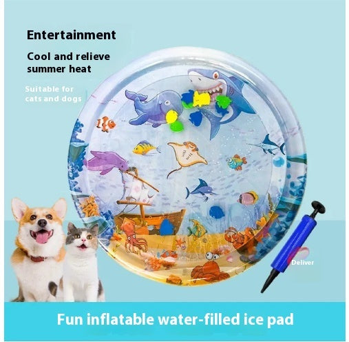 Summer Cooling Water Mat for Pets – Dog & Cat Cooling Bed