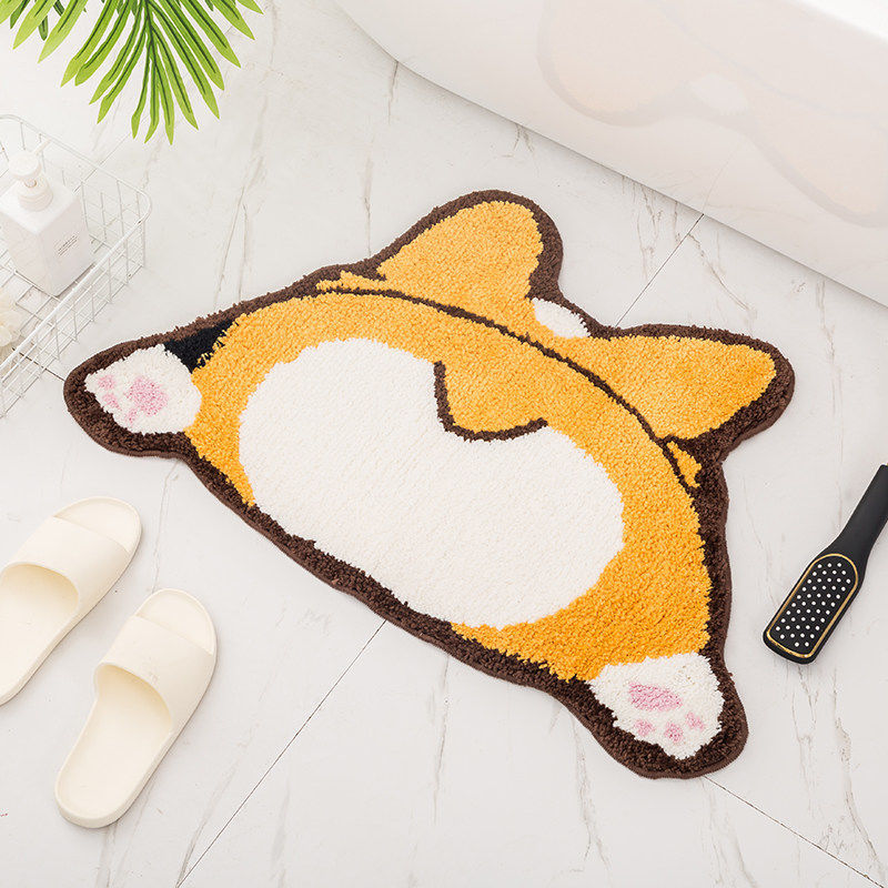 Household Cute Cartoon Absorbent Non-slip Mat