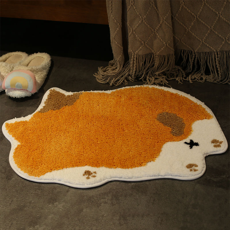 Household Cute Cartoon Absorbent Non-slip Mat