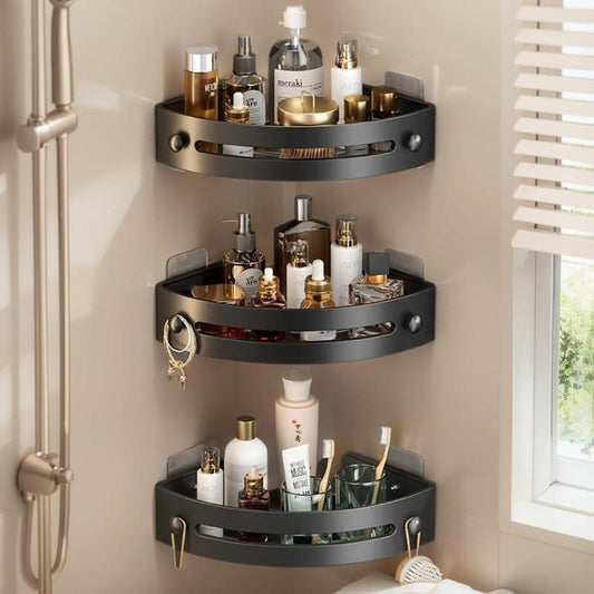 3-Tier Foldable Storage Rack – Household Floor Organizer